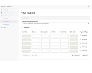 Invoicesme Application